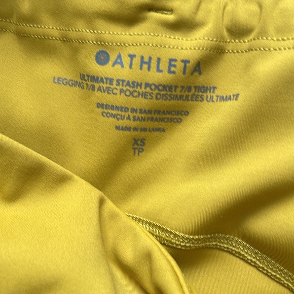 ATHLETA LEGGINGS SIZE XS - Picture 2 of 7